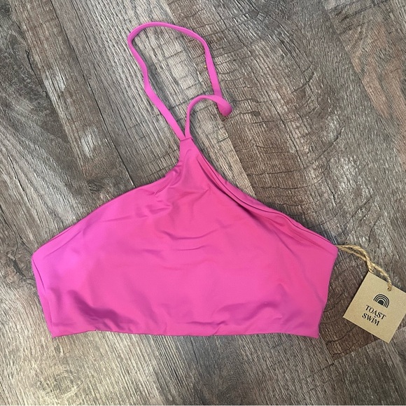 Free People x Toast Swim Apex Top & Cinch Bottom Size XS Purple Orchid - Picture 2 of 10